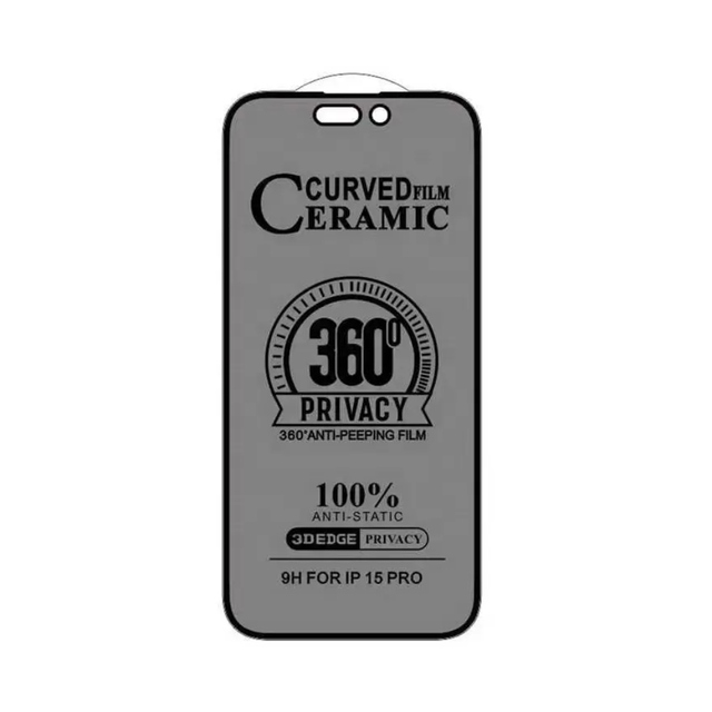 360 Degree Ceramic Film Privacy Tpu Screen Protector for iPhone Samsung S26
