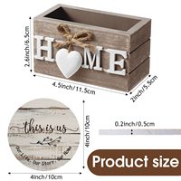 Sous-verres en bois mélangés en gros à prix abordable pour boissons, lot de 6 pièces, style rustique campagnard, rond, pour la décoration intérieure