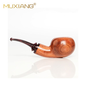 Muxiang Handmade Rosewood Smoking Pipe Freehand Solid Wood Tobacco Pipe For Personal Gift - Product Image 5