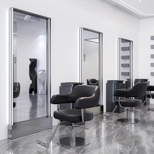 Miroir de Barbier Mural avec Lumières LED, Design Moderne, Haute Qualité, Prix de Gros Usine, Spécialement Conçu pour les Salons - Product Image 5