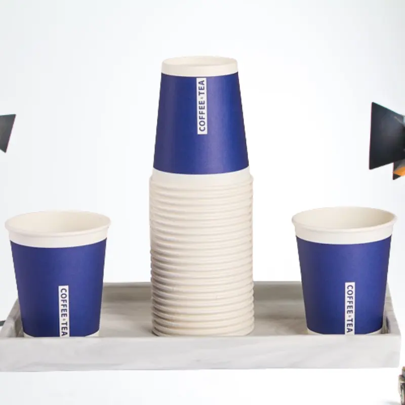 Günstiger Preis Einweg-Kaffee papier becher in Lebensmittel qualität mit Deckel