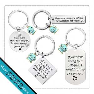 Acciaio inossidabile <span class=keywords><strong>se</strong></span> fosse punto da piccolo, farei pipì totalmente <span class=keywords><strong>in</strong></span> <span class=keywords><strong>te</strong></span> medusa portachiavi <span class=keywords><strong>in</strong></span> metallo portachiavi regalo - Product Image 1