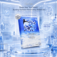 Masque facial hydratant instantané Gb.Lab 15 minutes, 25 ml*5, extrait d'algues, traitement pour peaux déshydratées et ternes