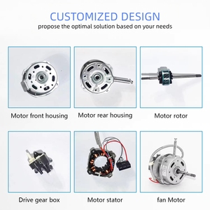 100-<span class=keywords><strong>240V</strong></span> 50/60Hz đứng hộp tường bệ đứng quạt điện AC động cơ một pha không đồng bộ tụ điện cảm ứng động cơ quạt - Product Image 4