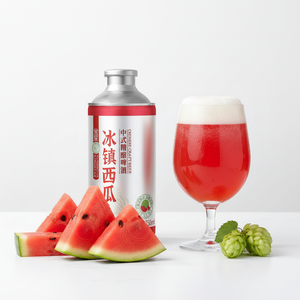 Tienda Oficial: Cerveza Artesanal KINGSTAR Iced Watermelon Hybrid Herb Spice, 750 ml * 6 Latas/Botellas, Bebida Baja en Alcohol, 3.3ABV - Product Image 3