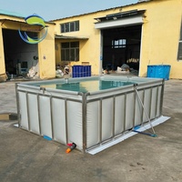 Équipements et machines pour l'élevage de poissons hors sol, bâche en plastique pour bassin piscicole