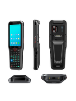 Android 10 GT41 PDA con pantalla táctil de 4 pulgadas Escáner de código de barras de mano 1D/2D Código QR Teclado de escáner de código de barras 1D/2D