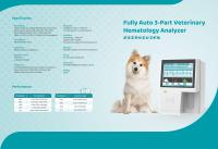 Analyseur d'hématologie entièrement automatique à 3 parties, modèle Neswell 8000Vet, équipement de diagnostic vétérinaire, WBC, RBC, PLT, équipement sanguin