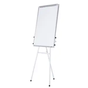 Quadro branco com tripé, placa branca para escrita com gráfico magnético para escritório e sala de aula