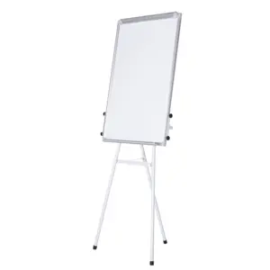 Tripod Flip Chart Putih Papan Tulis Kertas Statis Flip Chart Papan Tulis Magnetik untuk Kelas Kantor