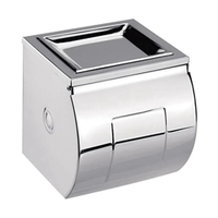 Accessoires de toilette publics commerciaux porte-serviettes en papier en acier inoxydable avec porte-savon distributeur automatique de papier découpé