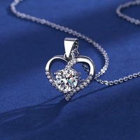 Colliers et pendentifs en cuivre et laiton élégants ACME, ton argenté, vente en gros, accents de zircon, pierre flottante