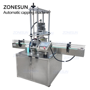 ZONESUN Automatic Electric Screw Bottle Plastic Glass Water <b>Juice</b> Honey Small Washing Dropper Spout Pouch Capping <b>Machine</b> - Product Image 6