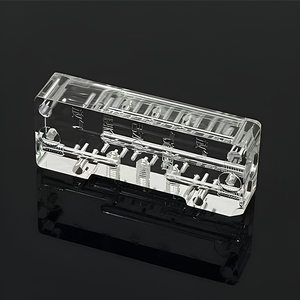 บริการผลิตชิ้นส่วนอะคริลิกใส พลาสติก PC ด้วยเครื่อง CNC ตามแบบ OEM ความแม่นยำสูง ชิ้นส่วนอะคริลิก PMMA ผลิตด้วยเครื่อง CNC - Product Image 4