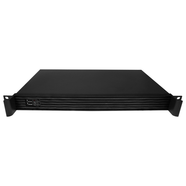 JM1U-01 1U Rackmount ITX Server Chassis Short Depth 250mm with Flex ATX 300W PSU 2x 4020 Fan for NAS Cloud Storage