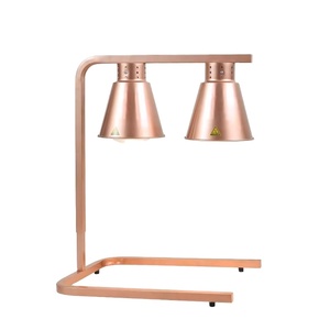 Nuova Lampada Riscaldante a Infrarossi a Doppia Testa a Forma di U, Oro Rosa e Bianca, 500W per Buffet, Hotel, Catering, Snack e Barbecue - Product Image 1