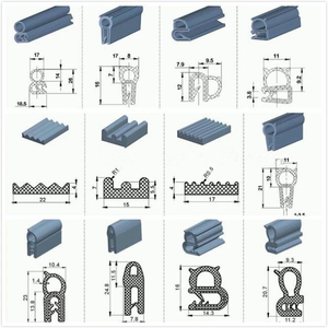 Bandes de protection de <span class=keywords><strong>joint</strong></span> de Compression en caoutchouc de <span class=keywords><strong>fenêtre</strong></span> de porte de voiture noire anti-collision EPDM - Product Image 4