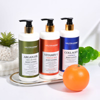 OEM Private Label Vitamine C Huile d'argan hydratante Collagène lotion naturelle pour le corps blanchissante pour la peau noire