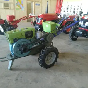 Trattore manuale 20hp mini trattore a spinta manuale aratro per attrezzi agricoli con trattore