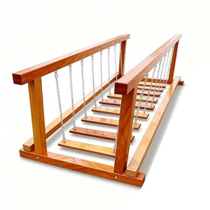 Équipement de sport extérieur créatif en bois pour parc d'attractions, pont d'équilibre pour enfants, marque <span class=keywords><strong>KAILANG</strong></span>, modèle KLDQ02 5-10 - Product Image 6