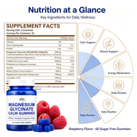 Suplemen Permen Kunyah SYC BIO Magnesium Glycinate untuk Relaksasi Malam Hari, Formula Penunjang Relaksasi, 60 Permen Kunyah Bebas Gula, Label Pribadi