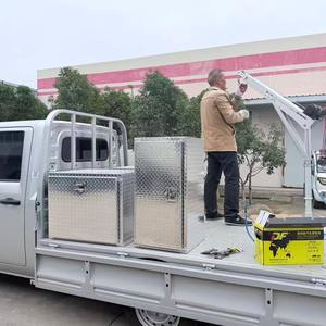 Gabinete de Almacenamiento de Herramientas para Camioneta de Aluminio, Resistente a la Intemperie, Almacenamiento para Camioneta, Altura Ajustable, Dimensiones Personalizables OEM - Product Image 6