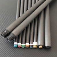 Tongkat Biliar Profesional Serat Karbon untuk Snooker dan Pool, Aksesoris Tongkat Biliar, Tongkat Jump Break, Tip Lathe Pabrik OEM