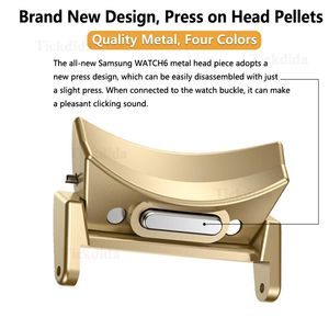 Correa de Reloj Inteligente de Acero Inoxidable 316L, Conector de Correa de Reloj Inteligente de Ajuste Rápido para Samsung <span class=keywords><strong>Galaxy</strong></span> <span class=keywords><strong>Watch</strong></span> 7 6 Classic - Product Image 5