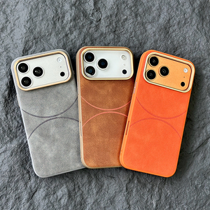 Funda de Teléfono de Cuero Retro Moderna L199 para iPhone 17 16 15 14 Pro Max, Resistente a Arañazos, para Samsung Android - Product Image 4