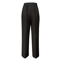 Pantalons de costume pour femmes, taille haute, coupe droite, couleur unie simple, pantalon de costume à jambes larges, pantalon de costume tendance, coupe ajustée