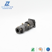 Connecteur industriel circulaire de série P20 standard russe, connecteur multipin P20 P28 P32, prise à bride carrée