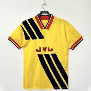 93-94 Retro Gecustomizeerde Groothandel Voetbalshirt Ademend Materiaal 100% polyester Heren Sport Voetbalkleding Custom Voetbaltenue - Product Image 1