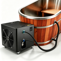 Refroidisseur d'eau portable intelligent, moderne et écologique, avec thermostat autonome, pour bain de glace et récupération musculaire, générateur d'ozone