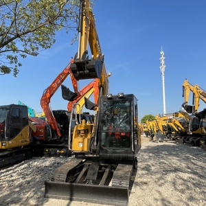 รถขุดไฮดรอลิกขนาดเล็ก Sany 75C 7.5 ตัน ของแท้จากจีน เครื่องยนต์ Isuzu ปั๊มไฮดรอลิก รุ่นปี 2018-2022 ผ่านการทดสอบและตรวจสอบแล้ว ใช้งานได้ดี - Product Image 2