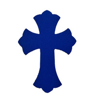 (183-247) Patch en cuir de mouton véritable en forme de croix, étiquette DIY disponible en plusieurs couleurs 5,5*7,8 cm pour la décoration de chaussures et de canapés