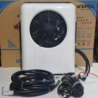Système de climatisation de stationnement M-PULL 12V R-134a avec thermostat, nouvelle conception 2024, capacité de refroidissement de 1800W pour voitures
