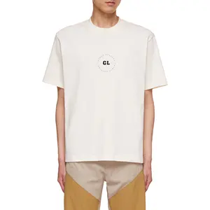 High Quality Wholesale Bulk Branded Custom Cropped Boxy Fit Oversized T Shirt Heavyweight 100 Cotton T Shirts Men