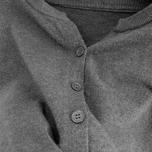 Nuova Moda 2026: <span class=keywords><strong>Cardigan</strong></span> in <span class=keywords><strong>Pile</strong></span> da <span class=keywords><strong>Donna</strong></span>, Maglione Corto Lavorato a Maglia, Collo Tondo, Caldo Stile Coreano, Casual - Product Image 6