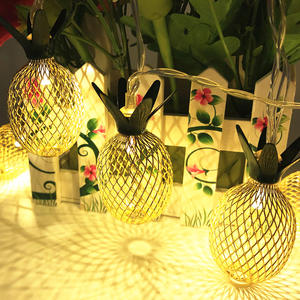 ไฟประดับรูปสับปะรด LED วัสดุ PVC พลังงานแสงอาทิตย์ ปรับความสว่างได้ สีสันสดใส ควบคุมด้วยรีโมท กันน้ำ IP44 ความยาว 1.2-<span class=keywords><strong>3.2</strong></span> เมตร สำหรับตกแต่ง - Product Image 2