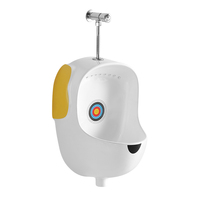 Toilette pour enfant en céramique, petite, monobloc, murale ou sur pied, colorée, pour salle de bain de maternelle