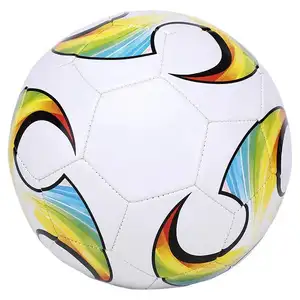 Profesional de alta calidad logotipo personalizado impresión nuevo diseño peso ligero cuero Material balones de fútbol