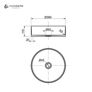 Lavabo Moderno de un Solo Tazón, Acero Inoxidable 304 de Alta Calidad con Desagüe, Lavabo de Baño para Encimera para Hoteles - Product Image 4