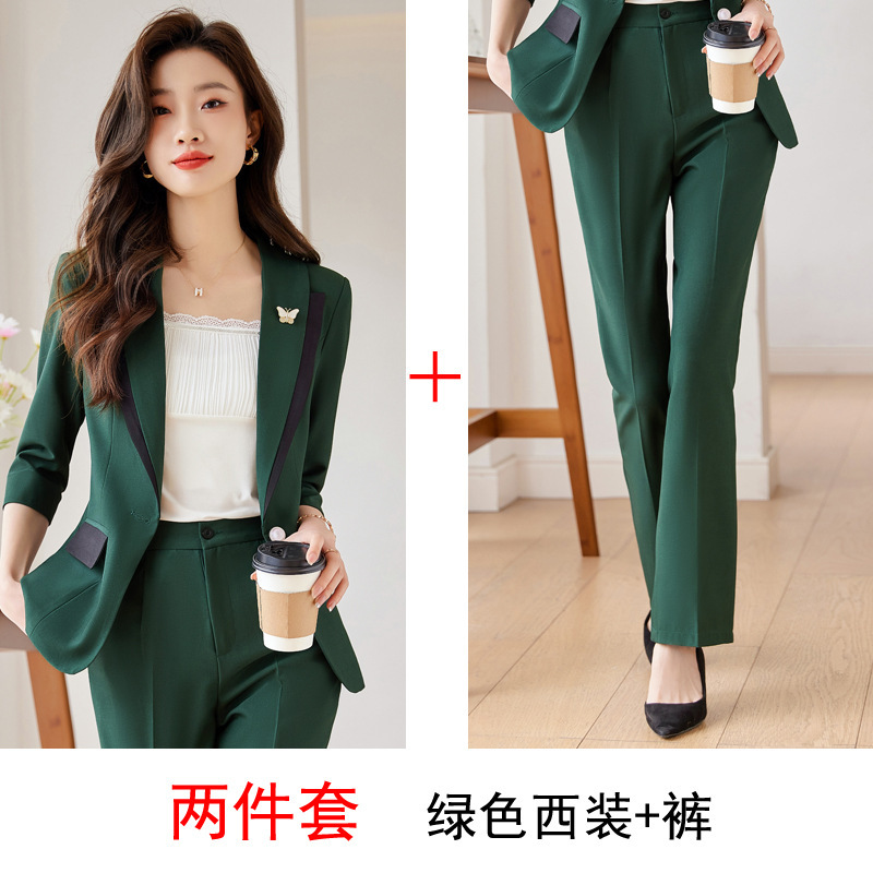 Green suit trousers 5053