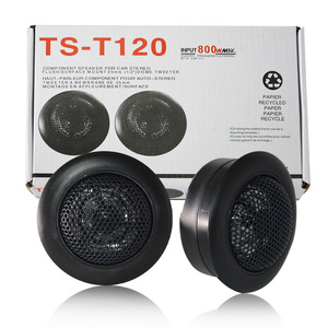 Tweeter para Auto Mini T120 de 4.5 Pulgadas y 4 Ohmios con Adaptador de Corriente Continua de Uso General - Product Image 4