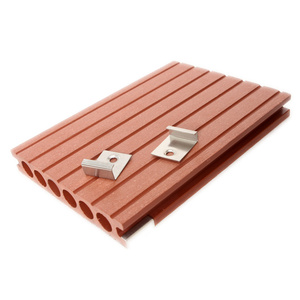 Factory Direct Wholesale Price Hardware Hidden Fastener System Spacer Fixing Wpc <strong>Decking</strong> With Steel <strong>Insert</strong> Starter Clip - Product Image 1