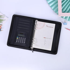Carnet A5 personnalisé en cuir détachable avec fermeture éclair, multifonctionnel, à feuilles mobiles, pour réunions, travail et archivage créatif - Zhejiang - Product Image 5