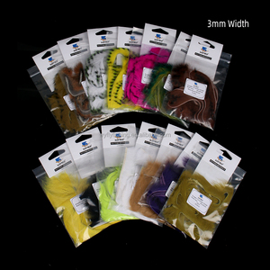 3 bandes/paquet de fourrure de lapin Zonker Strip 3mm coupe droite, fourrure de lapin étroite Zonker Pelt, <span class=keywords><strong>streamer</strong></span> de pêche à la <span class=keywords><strong>truite</strong></span>, matériel de montage de mouches - Product Image 2