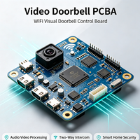 Placa PCBA de Procesamiento de Video para Videoportero, Módulo PCBA WiFi para Videoportero, Placa de Control de Audio y Video OEM ODM para Hogar Inteligente