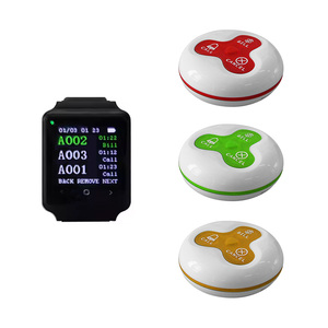 Nhà hàng không dây <span class=keywords><strong>buzzer</strong></span> gọi người phục vụ bàn chuông gọi nút Hệ thống dịch vụ khách sạn gọi hệ thống - Product Image 1