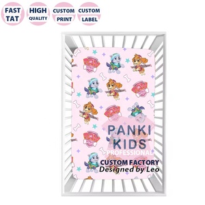 <span class=keywords><strong>Lenzuola</strong></span> per <span class=keywords><strong>Culla</strong></span> in Bambù Stampate Personalizzate di Alta Qualità della Fabbrica Pankai, <span class=keywords><strong>Lenzuola</strong></span> per Neonati in Bambù, Biancheria da Letto Confortevole per Bambini - Product Image 4